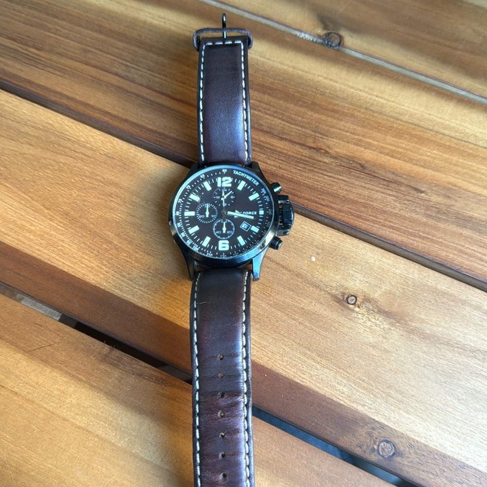 TACHYMETER WATCH TIME FORCE